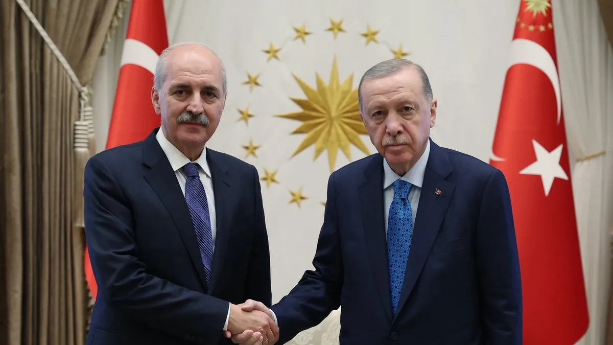 Başkan Erdoğan, TBMM Başkanı Kurtulmuş’u kabul etti